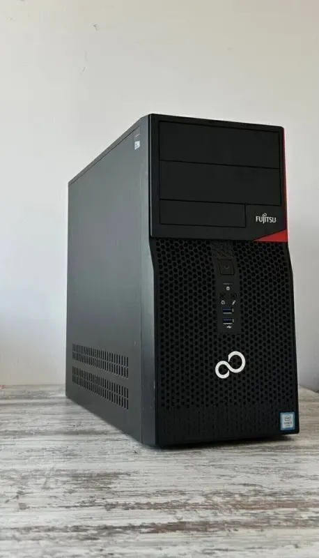 Ігровий ПК Fujitsu Tower / Intel Core i7-6700 (4 (8) ядра по 3.4 - 4.0 GHz) / 16 GB DDR4 / 250 GB SSD + 1000 GB HDD / AMD Radeon RX 580, 8 GB GDDR5, 256-bit б/в - зображення 2
