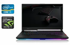 Ігровий ноутбук Asus ROG Strix Scar G533Z / 15.6" (2560x1440) IPS / Intel Core i9-12900H (14 (20) ядер по 3.8 - 5.0 GHz) / 32 GB DDR5 / 1000 GB SSD / nVidia GeForce RTX 3070 Ti, 8 GB GDDR6X, 256-bit / HDMI / Windows 11 б/в