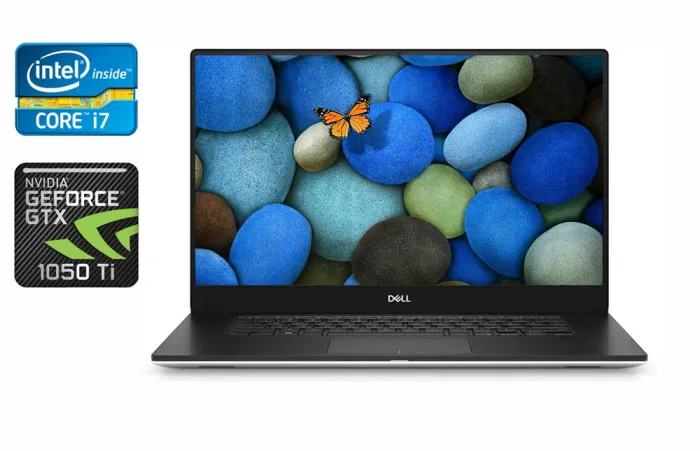 Ігровий ноутбук Dell XPS 15 9570 / 15.6" (1920x1080) IPS / Intel Core i7-8750H (6 (12) ядер по 2.2 - 4.1 GHz) / 16 GB DDR4 / 512 GB SSD / nVidia GeForce GTX 1050 Ti, 4 GB GDDR5, 128-bit / HDMI / Windows 10 б/в - зображення 1