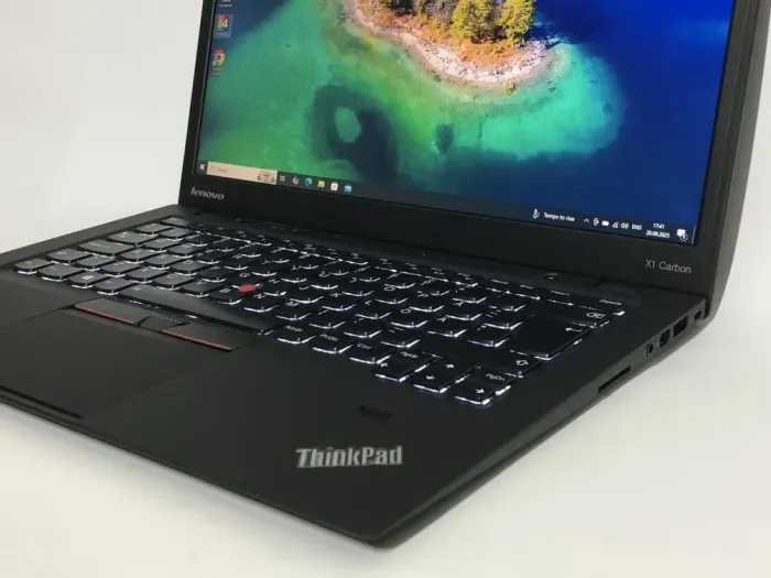 Ультрабук Lenovo ThinkPad X1 Carbon Gen 1 / 14" (1600x900) TN / Intel Core i5-3427U (2 (4) ядра по 1.8 - 2.8 GHz) / 8 GB DDR3 / 256 GB SSD / Intel HD Graphics 4000 / WebCam / Win 10 Pro б/в - зображення 9