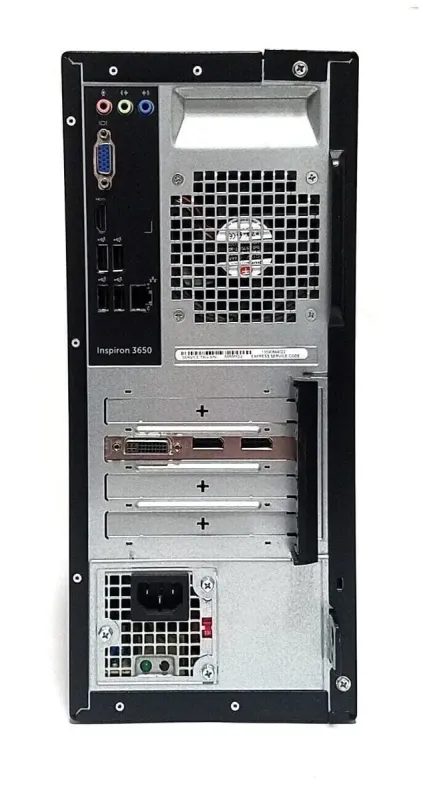 Ігровий ПК Dell Inspirion 3650 / Intel Core i3-6100 (2 (4) ядра по 3,7 ГГц) / 16 ГБ DDR3 / 512 ГБ SSD / nVidia GeForce GTX 745, 2 ГБ GDDR3, 128-біт / Wi-Fi+Bluetooth / DVD / Win 10 Home Lic б/в - зображення 3