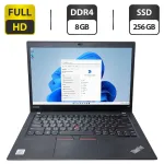 Ультрабук Lenovo ThinkPad T14s Gen 1 / 14" (1920x1080) IPS / Intel Core i5-10210U (4 (8) ядра по 1.6 - 4.2 GHz) / 8 GB DDR4 / 256 GB SSD / Intel UHD Graphics / WebCam б/в