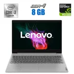Ігровий ноутбук Lenovo IdeaPad / 15.6" TN / Intel Core i3-1005G1 (2(4) ядра по 1.2-3.4GHz) / 8GB DDR4 / 256GB SSD / GeForce MX330, 2GB GDDR5, 64bit / WebCam / АКБ NEW б/в