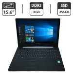 Ноутбук Б-клас Lenovo G50-70 / 15.6" (1366x768) TN / Intel Core i5-4210U (2 (4) ядра по 1.7 - 2.7 GHz) / 8 GB DDR3 / 256 GB SSD / Intel HD Graphics 4400 / WebCam / DVD-ROM б/в