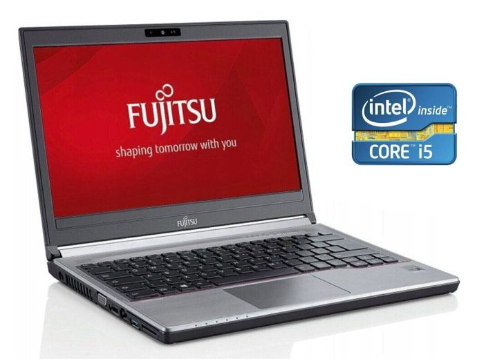 Ноутбук Fujitsu LifeBook E756 / 15.6'' (1366x768) TN / Intel Core i5-6300U (2 (4) ядра по 2.4 - 3.0 GHz) / 8 GB DDR4 / 256 GB SSD / Intel HD Graphics 520 / WebCam / DVD-RW б/в - зображення 1