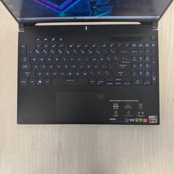 Ігровий ноутбук Asus TUF A16 FA617NT Advantage Edition / 16" (1920x1200) IPS / AMD Ryzen 7 7735HS (8 (16) ядер по 3,2 - 4,75 ГГц) / 16 ГБ DDR5 / 512 ГБ SSD NVMe / AMD Radeon RX 7700S, 8 ГБ GDDR6, 128-біт / Веб-камера б/в - зображення 3