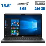 Ноутбук Б-класс Dell Latitude 5500 / 15.6" (1366x768) TN / Intel Core i7-8665U (4 (8) ядра по 1.9 - 4.8 GHz) / 8 GB DDR4 / 256 GB SSD M.2 / Intel UHD Graphics / WebCam / HDMI  б/в
