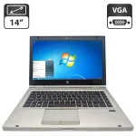 Ноутбук HP EliteBook 8470p / 14" (1366x768) TN / Intel Core i5-3320M (2 (4) ядра по 2.6 - 3.3 GHz) / 8 GB DDR3 / 640 GB HDD / Intel HD Graphics 4000 / WebCam / DVD-ROM б/в