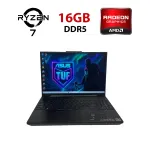 Ігровий ноутбук Asus TUF A16 FA617NT Advantage Edition / 16" (1920x1200) IPS / AMD Ryzen 7 7735HS (8 (16) ядер по 3,2 - 4,75 ГГц) / 16 ГБ DDR5 / 512 ГБ SSD NVMe / AMD Radeon RX 7700S, 8 ГБ GDDR6, 128-біт / Веб-камера б/в