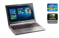 Мобільна робоча станція Fujitsu Celsius H760 / 15.6" (1920x1080) IPS / Intel Core i5-6440HQ (4 ядра по 2.6 - 3.5 GHz) / 32 GB DDR4 / 512 GB SSD / nVidia Quadro M600M, 2 GB GDDR5, 128-bit / WebCam / HDMI б/в