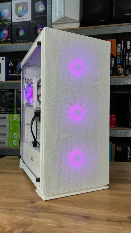 Збірка під замовлення: ігровий ПК 2E Gaming Virtus Neo G3301NW White Tower / Intel Core i5-12400F (6 (12) ядер по 2.5 - 4.4 GHz) / 16 GB DDR4 / 1000 GB SSD M.2 / nVidia GeForce RTX 4060, 8 GB GDDR6, 128-bit / 650W / HDMI - зображення 6