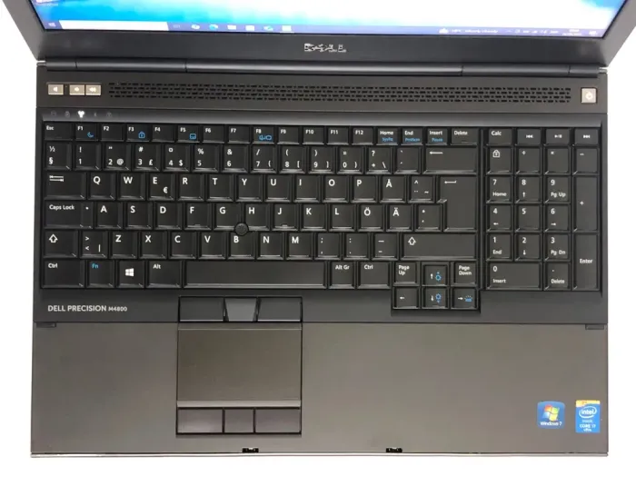 Мобільна робоча станція Б-клас Dell Precision M4800 / 15.6" (1920x1080) TN / Intel Core i7-4930MX (4 (8) ядра по 3.0 - 3.9 GHz) / 16 GB DDR3 / 512 GB SSD / nVidia Quadro K2100M, 2 GB GDDR5, 128-bit / DVD-ROM / WebCam б/в - зображення 8