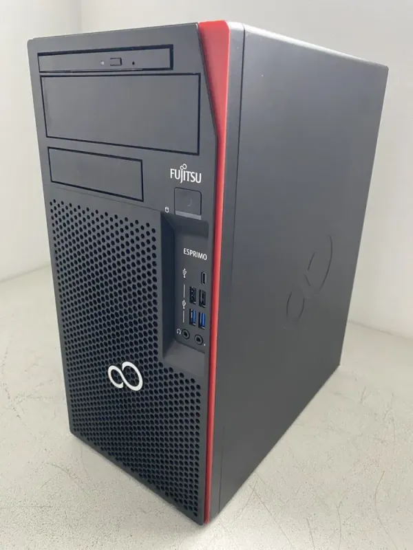 Комп'ютер Fujitsu Esprimo P757 E90 Tower / Intel Core i5-6500 (4 ядра по 3,2 - 3,6 ГГц) / 16 ГБ DDR4 / 480 ГБ SSD / nVidia Quadro M2000, 4 ГБ GDDR5, 128-біт / DVD-ROM б/в - зображення 2