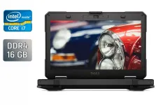 Захищений ноутбук Dell Rugged Latitude 5414 / 14" (1920x1080) IPS / Intel Core i7-6600U (2 (4) ядра по 2.6 - 3.4 GHz) / 16 GB DDR4 / 480 GB SSD / Intel HD Graphics 520 / Fingerprint / WebCam / Windows 10 б/в