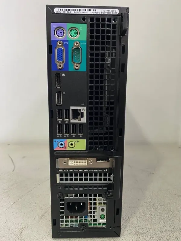 Комп'ютер Dell OptiPlex 7010 SFF / Intel Core i5-3470 (4 ядра по 3.2 - 3.6 GHz) / 8 GB DDR3 / 240 GB SSD / AMD Radeon R5 240, 1 GB GDDR3, 64-bit / DVD-ROM б/в - зображення 4