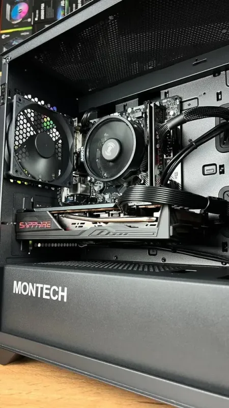 Збірка під замовлення: ігровий ПК GameMax Infinity Mini Tower / AMD Ryzen 5 3600 (6 (12) ядер по 3.6 - 4.2 GHz) / 16 GB DDR4 / 480 GB SSD / AMD Radeon RX 5600 XT, 6 GB GDDR6, 192-bit / 550W б/в - зображення 8