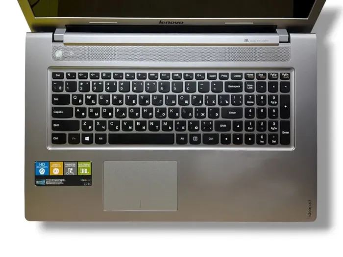 Ноутбук Б-клас Lenovo IdeaPad Z710 / 17.3" (1600x900) TN / Intel Core i5-4200M (2 (4) ядра по 2.5 - 3.1 GHz) / 8 GB DDR3 / 240 GB SSD / nVidia GeForce GT 740M, 2 GB GDDR3, 64-bit / WebCam б/в - зображення 7