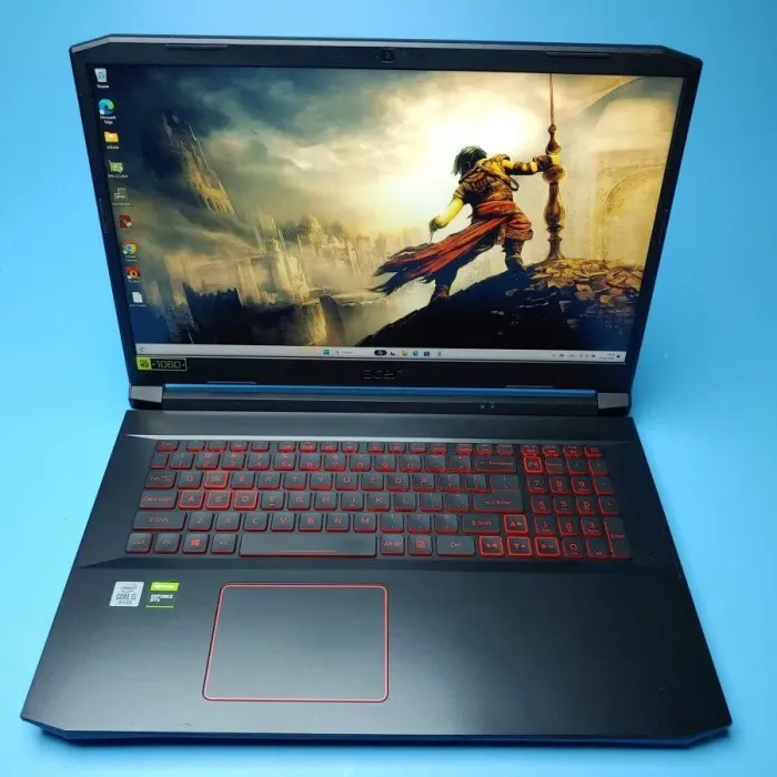 Ігровий ноутбук Acer Nitro 5 AN517-52 / 17.3" (1920x1080) IPS / Intel Core i5-10300H (4 (8) ядра по 2.5 - 4.5 GHz) / 8 GB DDR4 / 512 GB SSD / nVidia GeForce GTX 1650 Ti, 4 GB GDDR6, 128-bit / WebCam / Win 11 Home б/в - зображення 8