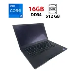 Ультрабук Dell Latitude 7490 / 14" (1920x1080) IPS / Intel Core i7-8650U (4 (8) ядра по 1.9 - 4.2 GHz) / 16 GB DDR4 / 512 GB SSD / Intel UHD Graphics 620 / WebCam б/в