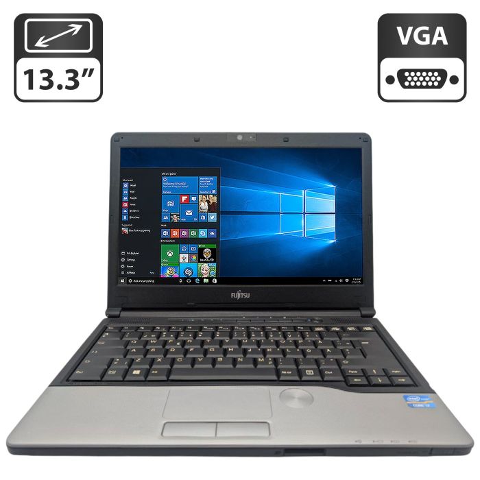 Ноутбук Fujitsu LifeBook S792 / 13.3" (1366x786) TN / Intel Core i7-3612QM (4 (8) ядра по 2.1 - 3.1 GHz) / 8 GB DDR3 / 640 GB HDD / Intel HD Graphics 4000 / WebCam б/в - изображение 1