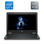 Нетбук Dell Latitude E7270 / 12.5" (1920x1080) IPS / Intel Core i5-6300U (2 (4) ядра по 2.4 - 3.0 GHz) / 8 GB DDR4 / 256 GB SSD / Intel HD Graphics 520 / HDMI / WebCam / Windows 10 б/в