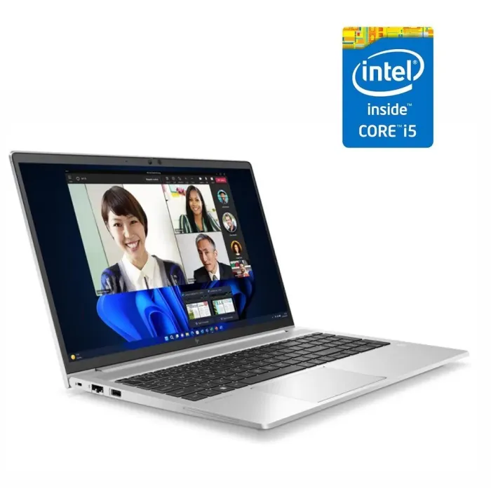 Ультрабук HP EliteBook 650 G9 / 15.6" (1920x1080) IPS / Intel Core i5-1235U (10 (12) ядер 3.3 - 4.4 GHz) / 16 GB DDR4 / 512 GB SSD M.2 / Intel Iris Xe Graphics / WebCam б/в - зображення 1