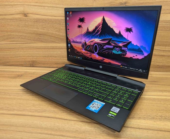 Ігровий ноутбук Б-клас HP Pavilion Gaming 15-dk1056wm / 15.6" (1920x1080) IPS / Intel Core i5-10300H (4 (8) ядра по 2.5 - 4.5 GHz) / 16 GB DDR4 / 512 GB SSD / nVidia GeForce GTX 1650, 4 GB GDDR5, 128-bit / WebCam / Windows 10 б/в - зображення 6