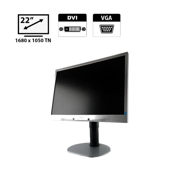 Монітор Philips Brilliance 220B4L / 22" (1680x1050) TN / DVI, VGA б/в - зображення 1