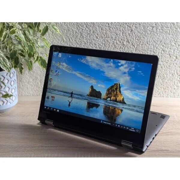Ноутбук-трансформер Lenovo Yoga 510 / 14" (1920x1080) TN Touch / Intel Core i7-6500U (2 (4) ядра по 2.5 - 3.1 GHz) / 8 GB DDR4 / 256 GB SSD / AMD Radeon R5 M330, 2 GB GDDR3, 64-bit / WebCam б/в - зображення 3