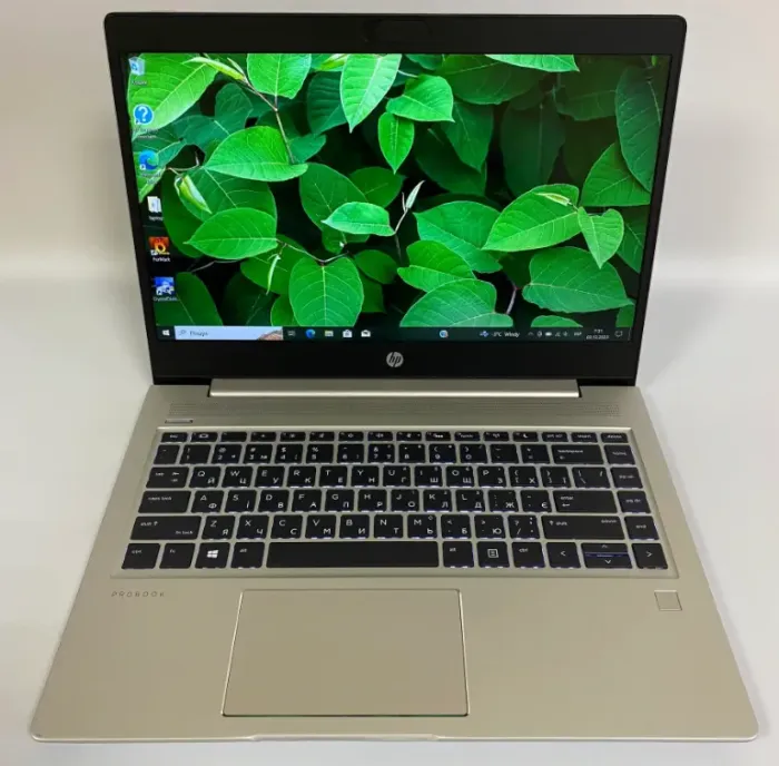 Ультрабук HP ProBook 445 G7 / 14" (1920x1080) IPS / AMD Ryzen 5 4500U (6 ядер по 2.3 - 4.0 GHz) / 16 GB DDR4 / 256 GB SSD / AMD Radeon RX Vega 6 / WebCam б/в - зображення 2
