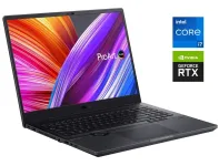 Ігровий ноутбук Asus ProArt Studiobook H7600ZM / 16" (3840x2400) OLED / Intel Core i7-12700H (14 (20) ядер по 3.5 - 4.7 GHz) / 32 GB DDR4 / 1000 GB SSD NVMe / nVidia GeForce RTX 3060, 6 GB GDDR6, 192-bit / WebCam б/в