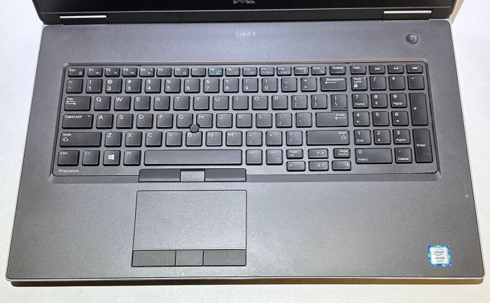 Мобільна робоча станція Dell Precision 7740 / 17,3" (1920x1080) IPS / Intel Xeon E-2276M (6 (12) ядер по 2,8 - 4,7 ГГц) / 32 ГБ DDR4 / 512 ГБ SSD / nVidia Quadro RTX 4000, 8 ГБ GDDR6, 256-біт / WebCam б/в - зображення 3