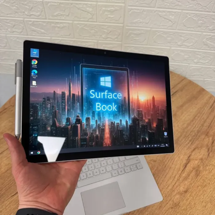 Ультрабук-трансформер Б-клас Microsoft Surface Book 2 / 13.5" (3000x2000) IPS Touch / Intel Core i5-7300U (2 (4) ядра по 2.6 - 3.5 GHz) / 8 GB DDR4 / 128 GB SSD NVMe / Intel HD Graphics 620 / WebCam б/в - зображення 8