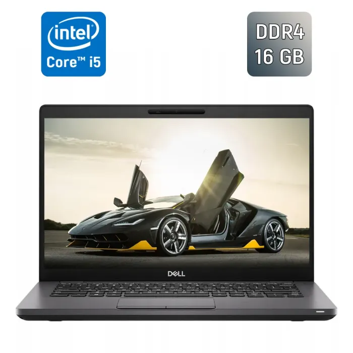 Ультрабук Dell Latitude 5400 / 14" (1920x1080) IPS / Intel Core i5-8365U (4 (8) ядра по 1.6 - 4.1 GHz) / 16 GB DDR4 / 512 GB SSD / Intel UHD Graphics / HDMI / Windows 10 б/в - зображення 1