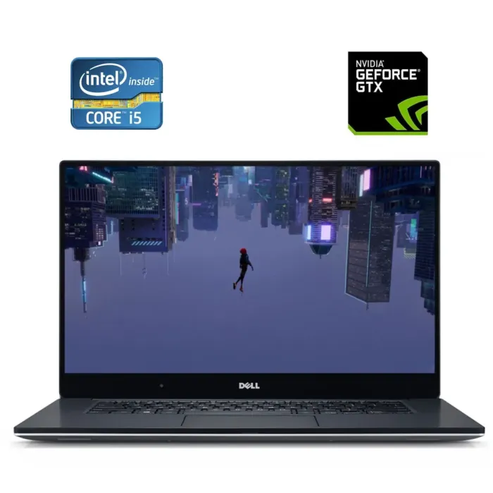 Ігровий ноутбук Dell XPS 15 9550 / 15.6" (1920x1080) IPS / Intel Core i5-6300HQ (4 ядра по 2,3 - 3,2 ГГц) / 8 ГБ DDR4 / 128 ГБ SSD + 750 ГБ HDD / nVidia GeForce GTX 960M, 2 ГБ GDDR5, 128-біт / WebCam / Win 10 Pro б/в - зображення 1
