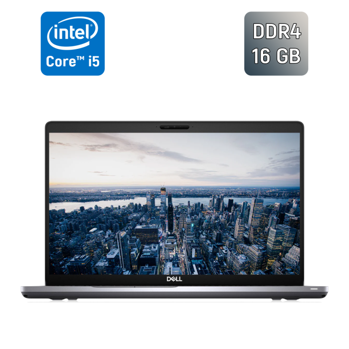 Ультрабук Б-клас Dell Latitude 5510 / 15.6" (1920x1080) IPS / Intel Core i5-10310U (4 (8) ядра по 1.7 - 4.4 GHz) / 16 GB DDR4 / 256 GB SSD / Intel UHD Graphics / WebCam / SIM б/в - зображення 1