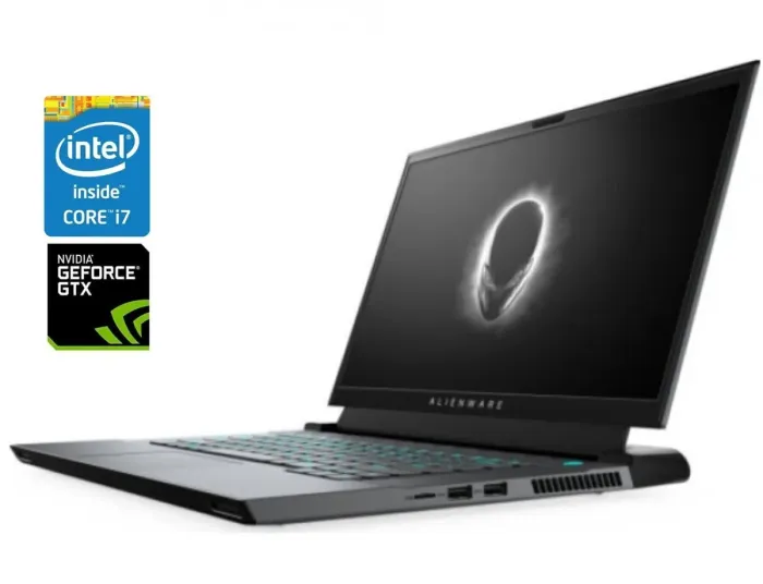 Ігровий ноутбук Б-клас Dell Alienware m15 / 15.6" (1920x1080) IPS / Intel Core i7-8750H (6 (12) ядер по 2.2 - 4.1 GHz) / 16 GB DDR4 / 512 GB SSD / nVidia GeForce RTX 2060, 6 GB GDDR6, 192-bit / WebCam б/в - зображення 1