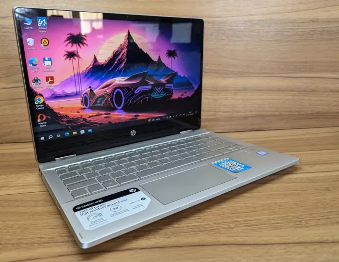 Ноутбук-трансформер Б-клас HP Pavilion x360m 14m-dn0003dx / 14" (1920x1080) IPS Touch / Intel Core i5-8265U (4 (8) ядра по 1.6 - 3.9 GHz) / 8 GB DDR4 / 256 GB SSD / Intel UHD Graphics 620 / WebCam / TouchID / Windows 10 б/в - зображення 5