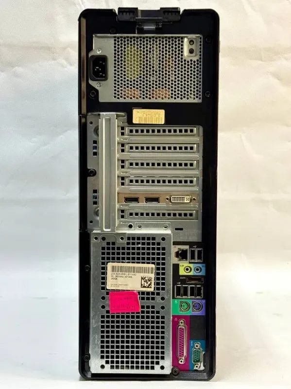 Комп'ютер Dell Precision T3500 Tower / Intel Xeon W3530 (4 (8) ядер по 2.8 - 3.06 GHz) / 6 GB DDR3 / 250 GB HDD + 250 GB HDD / nVidia Quadro FX 1800, 768 MB GDDR3, 192-bit / DVD-ROM / 525W б/в - зображення 7