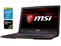 Ігровий ноутбук Б-клас MSI GL63 9SDK / 15.6" (1920x1080) IPS / Intel Core i7-9750H (6 (12) ядер по 2.6 - 4.5 GHz) / 16 GB DDR4 / 512 GB SSD / nVidia GeForce GTX 1660 Ti, 6 GB GDDR6, 192-bit / WebCam б/в