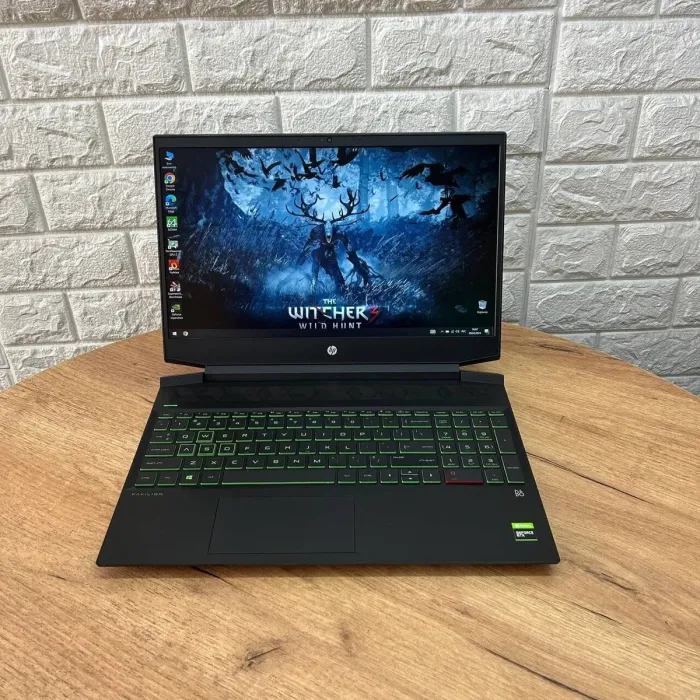 Ігровий ноутбук Б-клас HP Pavilion 15-ec1010nr / 15.6" (1920x1080) IPS / AMD Ryzen 5 4600H (6 (12) ядер по 3.0 - 4.0 GHz) / 8 GB DDR4 / 512 GB SSD / nVidia GeForce GTX 1650, 4 GB GDDR6, 128-bit / WebCam б/в - зображення 2