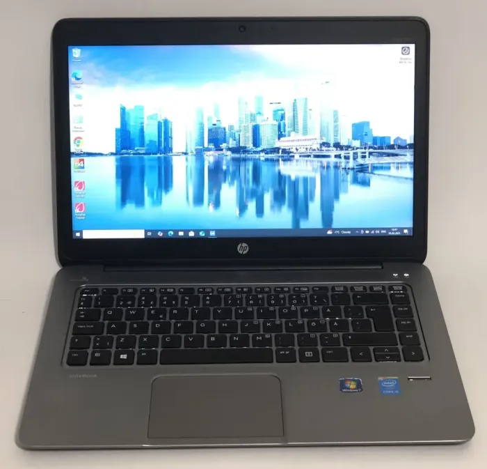 Ноутбук Б-клас HP EliteBook Folio 1040 G2 / 14" (1600x900) TN / Intel Core i5-5200U (2 (4) ядра по 2.2 - 2.7 GHz) / 8 GB DDR3 / 180 GB SSD / Intel HD Graphics 5500 / Win 10 Pro б/в - зображення 2