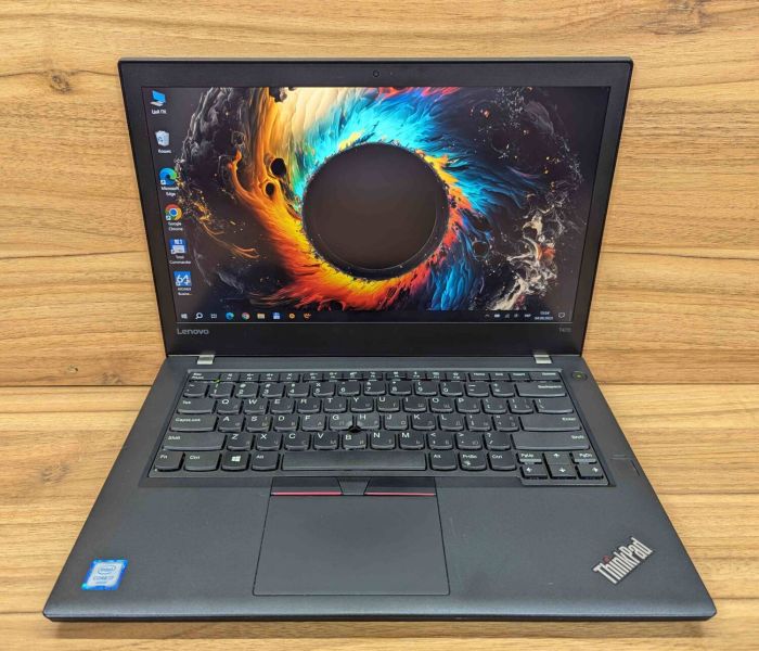 Ультрабук Lenovo ThinkPad T470 / 14" (1920x1080) IPS Touch / Intel Core i7-6500U (2 (4) ядра по 2.5 - 3.1 GHz) / 8 GB DDR4 / 240 GB SSD / Intel HD Graphics 520 / WebCam / TouchID / Windows 10 б/в - зображення 2