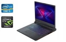 Ігровий ноутбук Asus ROG Strix GL531G / 15.6" (1920x1080) IPS / Intel Core i5-9300H (4 (8) ядра по 2.4 - 4.1 GHz) / 16 GB DDR4 / 512 GB SSD / nVidia GeForce GTX 1660 Ti, 6 GB GDDR6, 192-bit / HDMI / Windows 10 б/в