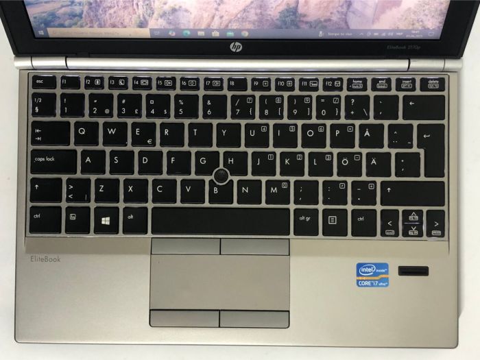 Нетбук Б-клас HP EliteBook 2170p / 11.6" (1366x768) TN / Intel Core i7-3687U (2 (4) ядра по 2.1 - 3.3 GHz) / 4 GB DDR3 / 256 GB SSD / Intel HD Graphics 4000 / WebCam / Win 10 Pro б/в - зображення 8