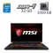 Ігровий ноутбук MSI GS75 Stealth 9SG / 17.3" (1920x1080) IPS / Intel Core i7-9750H (6 (12) ядра по 2.6 - 4.5 GHz) / 32 GB DDR4 / 1000 GB SSD / nVidia GeForce RTX 2080, 8 GB GDDR6, 256-bit / WebCam б/в