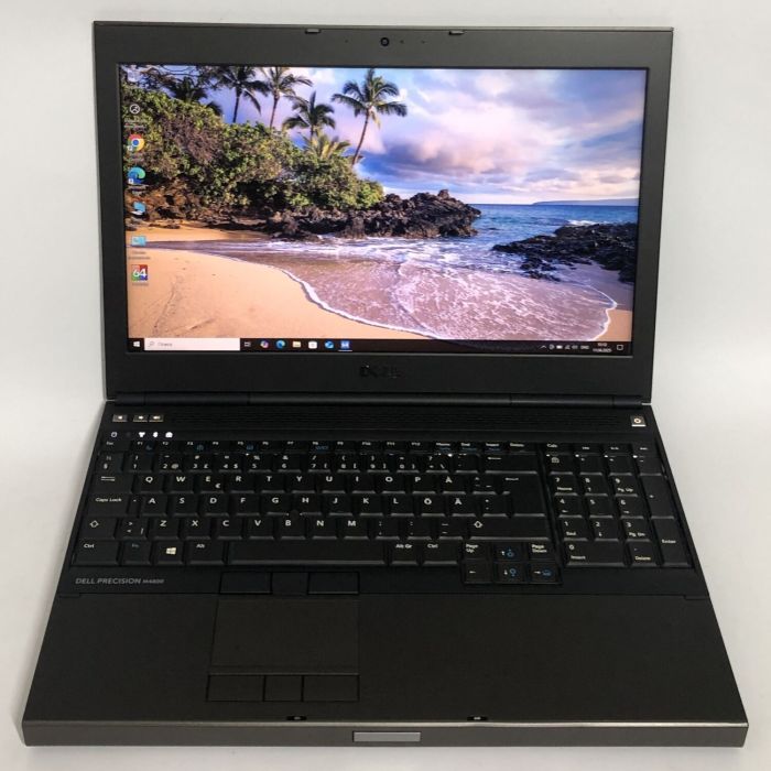 Мобільна робоча станція Dell Precision M4800 / 15.6" (1920x1080) TN / Intel Core i7-4810MQ (4 (8) ядра по 2.8 - 3.8 GHz) / 8 GB DDR3 / 256 GB SSD / nVidia Quadro K2100M, 2 GB GDDR5, 128-bit / WebCam / DVD-ROM б/в - зображення 2