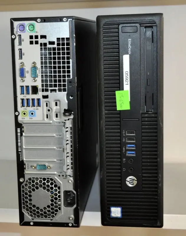 Комп'ютер HP EliteDesk 800 G2 SFF / Intel Core i5-6500 (4 ядра по 3.2 - 3.6 GHz) / 16 GB DDR4 / 512 GB SSD / Intel HD Graphics 530 / DVD-ROM / VGA б/в - зображення 3