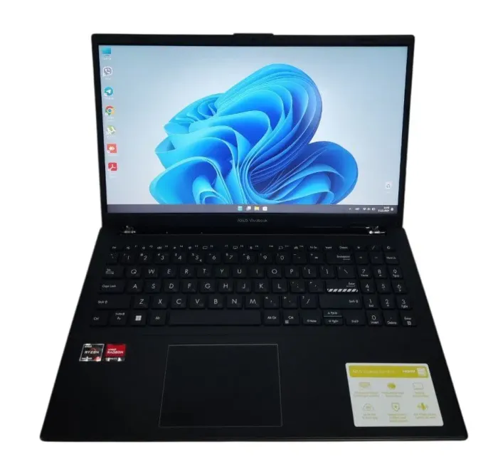 Ноутбук Asus Vivobook Go 15 E1504FA / 15.6" (1920x1080) TN / AMD Ryzen 5 7520U (4 (8) ядра по 2.8 - 4.3 GHz) / 8 GB DDR4 / 512 GB SSD / AMD Radeon Graphics / WebCam / Win 11 Home б/в - зображення 2