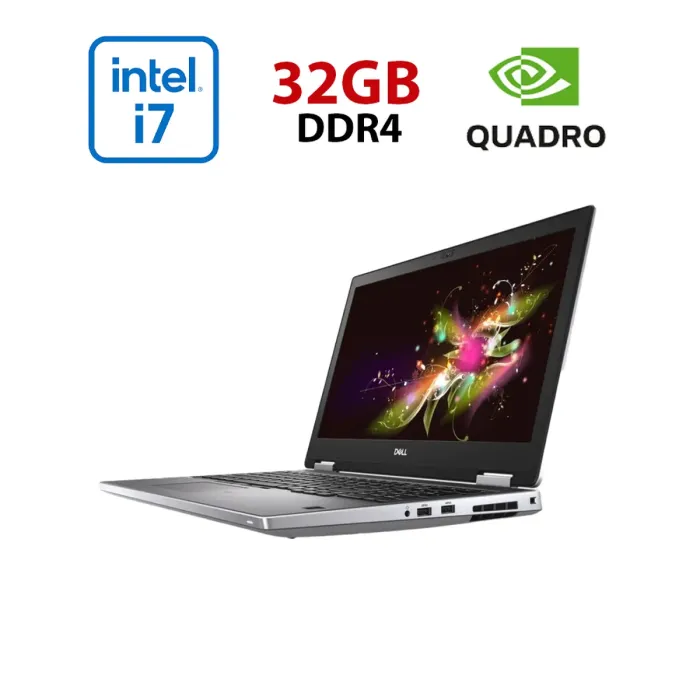 Мобільна робоча станція Dell Precision 7540 / 15,6" (1920x1080) IPS / Intel Core i7-9850H (6 (12) ядер по 2,6 - 4,6 ГГц) / 32 ГБ DDR4 / 512 ГБ SSD / nVidia Quadro RTX 3000, 6 ГБ GDDR6, 192-біт / WebCam / HDMI / miniDP б/в - зображення 1